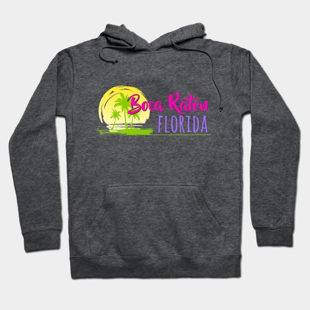 Life's a Beach: Boca Raton, Florida Hoodie by Naves